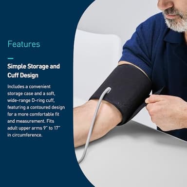 OMRON Bronze Blood Pressure Monitor for Home Use & Upper Arm Blood Pressure Cuff - #1 Doctor & Pharmacist Recommended Brand - Clinically Validated - Connect App - Image 4