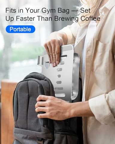 Laptop Stand for Desk Adjustable Computer Stand Foldable Laptop Riser Notebook Holder Adjustable Height for MacBook PC Computer Notebook Office Desk Accessories 10-17 Inch - Image 8