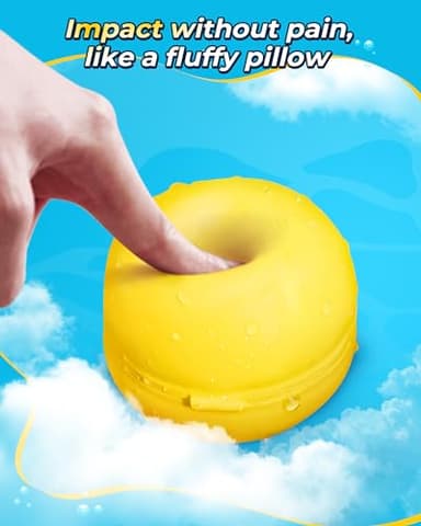 Water Balloons Reusable Splash Ball, Latex-free Water Bomb Pool Toys, No Tying Easy Quick Fill, Magnetic Self-sealing Water Balls for Kids & Adults All Ages Summer Fun Outdoor Party Games - Image 3