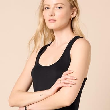 Amazon Essentials Women's Supersoft Terry Racerback Maxi Dress (Previously Daily Ritual), Black, Large - Image 4