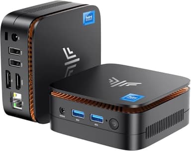 KAMRUI Essenx E1 Mini PC, W-11 Pro 12th N97 Mini Computers(Beat N150, up to 3.6GHz), Mini Desktop Computers 16GB RAM 512GB SSD,Desktop PC Support 4K HDMI+DP,Mini PC with Dual WiFi,Business Home Office - Image 1