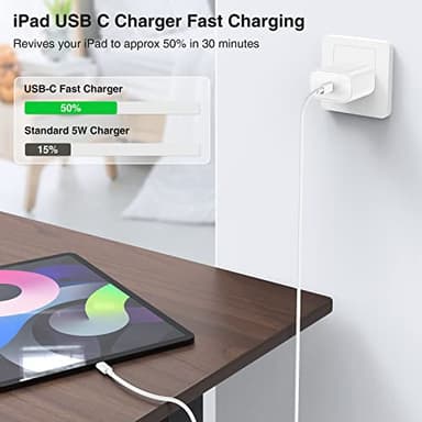 iPhone 17 16 15 Fast Charger 10ft, USB C Charging Block and Long Type C to C Cable Cord, iPad Wall Plug Power Adapter Cube Brick for Apple iPhone 17 Pro Max/17 Air/16 e/16 Pro/15 Plus/15 Mini/Samsung - Image 2