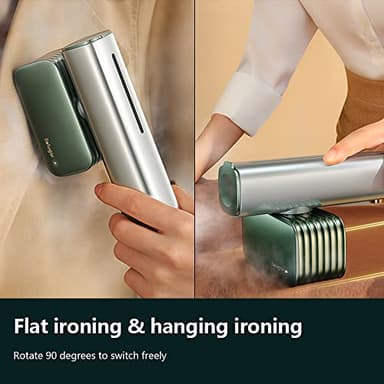 Nesugar Steamer for Clothes Steamer, Fashion Portable Handheld Garment Steamer, 0.8lbs Lightly, 15s Fast Heat-up, 10 Minutes of Continuous Steam, Light Mini Steam Iron for travel and home(100-120V) - Image 5