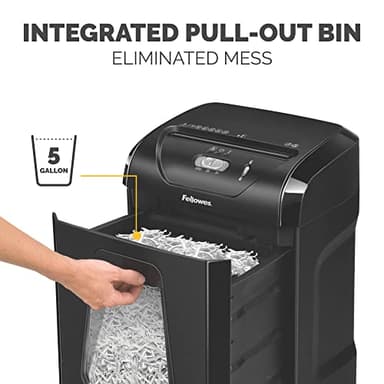 Fellowes 14C10 14-Sheet Cross-Cut Home Office Paper Shredder - Image 6