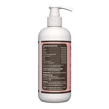 Amazon Brand - Wonder Bound Wild Alaskan Salmon Oil - Skin and Coat Support, Omega 3 Supplement for Dog and Cat , 8 fl oz - Image 4