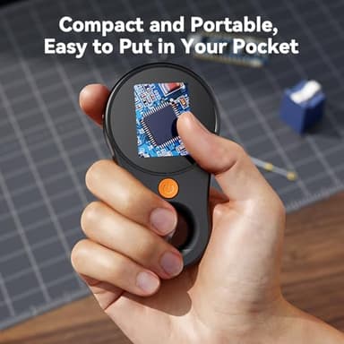 Microscope for Adult-2.0 Inch IPS Screen 100X Pocket Microscope, 3-Level Adjustable LED Lights Portable Handheld Mini Microscope,USB Connection to PC - Image 9