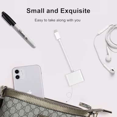AIRSKY USB C to HDMI Adapter for iPhone 15/16 to TV, Type C to HDMI Adapter, with 100W Fast Charging and 4K@60Hz, Compatible with iPhone 16/15 MacBook Ipad - Image 4