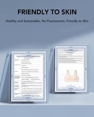 SALIA GIRL Training Bras for Girls 10-16 Sports Seamless Bra Design with Removable Padding Bras-Medium - Image 5