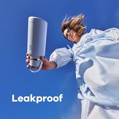 Hydro Flask Water Bottle - Insulated Stainless Steel - Wide Straw Lid, Non Spill, Leakproof in 32 Oz Trillium Pink - Image 5