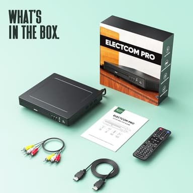 DVD Players for Smart TV with HDMI, DVD Players That Play All Regions, Simple DVD Player for Elderly, CD Player for Home Stereo System - Black - Image 7