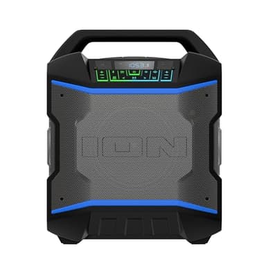 ION Block Rocker - Portable Bluetooth Outdoor Party Speaker with Karaoke Microphone, Battery, 4 Speakers, Radio, USB Port, App, Water-Resistant, 120W - Image 8