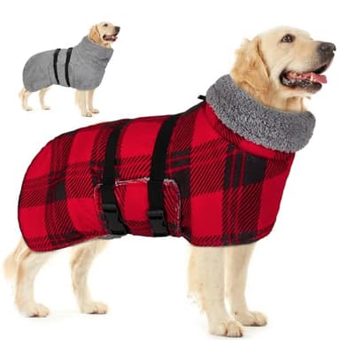 Dog Robe Quick Drying Dog Bathrobe Super Absorbant Dog Towels for Drying Dogs Cute Dog Clothes Thickening Dog Bath Supplies for After Bath Adjustable Dog Drying Coat, Wearable On Both Sides (S-XXL) - Image 1