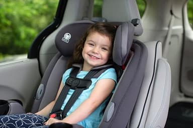 Safety 1st Grow and Go All-in-One Slim Convertible Car Seat, Rear Facing, 5-40 lbs, Forward Facing (30–65 lbs), High Back Booster Seat 40-100 pounds, Carbon Rose - Image 8