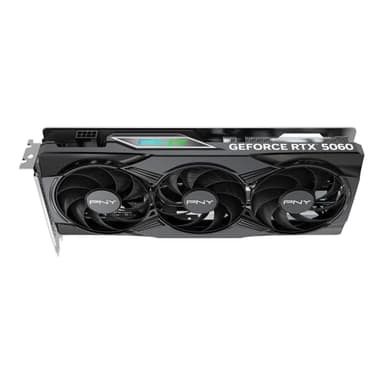 PNY NVIDIA GeForce RTX™ 5060 Epic-X™ ARGB OC Triple Fan, Graphics Card (8GB GDDR7, 128-bit, SFF-Ready, PCIe® 5.0, HDMI®/DP 2.1, 2-Slot, NVIDIA Blackwell Architecture, DLSS 4) - Image 7