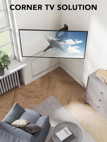 Pipishell Full Motion TV Wall Mount for Most 26-60 inch TVs, 55 inch Compatible, with Swivel, Tilt, Extension, Single Stud Articulating TV Mount Bracket, Holds up to 77 lbs, Max VESA 400x400mm, PIMF11 - Image 7