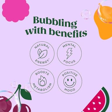 Bloom Nutrition Sparkling Energy Drink - Variety Pack - Natural Caffeine, Zero Sugar, 180mg Caffeine - Antioxidant-Rich with Green Coffee Bean, Green Tea Extract, Prebiotics - 12oz 12 Pack - Image 7