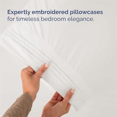 King Size 4 Piece Sheet Set - Comfy Breathable & Cooling Bed Sheets Set - Hotel Luxury Bedding for Women, Men, Kids, Teens, Boys & Girls - Deep Pockets, Soft, Wrinkle Free - Oeko-Tex - Antique White - Image 6