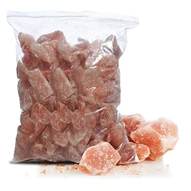 Himalayan Nature 100% Authentic Himalayan Pink Salt Chunks, 10 LBS, Animal Feed Salt Block, Plastic Bag of Salt Chunks for Deer, Horse & Animals, Pack of 1 - Image 1