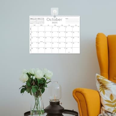 BHR Wall Calendar, Calendar 2025-2026 from July 2025 to December 2026 18 Months Calendars 14.7 inch×11 inch Julian Dates for New Year Christmas Gifts - Image 5