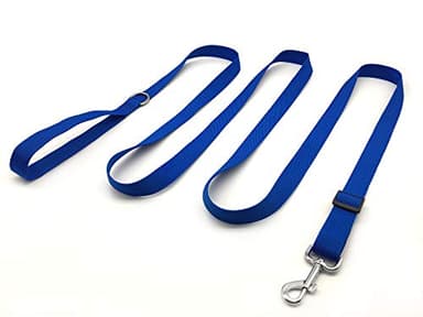 10FT Adjustable Dog Leash, Nylon Dog Leashes for Medium Large Dogs (Blue) - Image 2