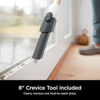 Shark Detect Clean & Empty Auto-Empty System - Lightweight Cordless Vacuum Cleaner with HEPA Filter, Portable Handheld Attachment, Crevice Tool, Ideal Stick Vacuum for Pet Hair, White, IW3511 - Image 13