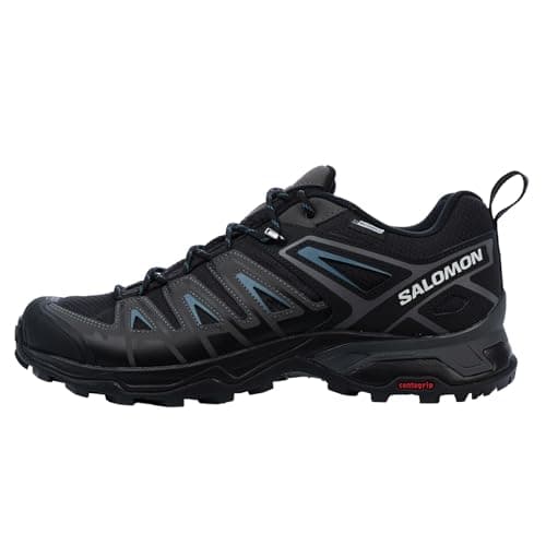 Salomon Men's X ULTRA PIONEER CLIMASALOMON™ WATERPROOF Hiking Shoes for Men, Black / Magnet / Bluesteel, 9 - Image 1