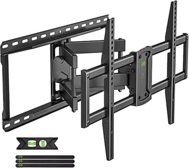USX MOUNT UL Listed Full Motion TV Wall Mount for 37-90 Inch TVs up to 150 lbs, TV Mount Bracket with Articulating Arms Pre-Assembled, Swivel and Tilt, Fits 16",18, 24" Wood Studs, Max VESA 600x400mm - Image 1
