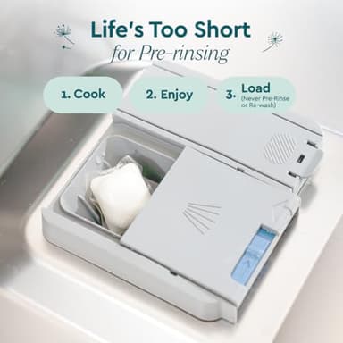 Puracy Dishwasher Pods, Natural Dishwasher Detergent, Free & Clear Dish tabs - Enzyme-Powered, Spot & Residue Free - TikTok Trend Items, Must Haves from TikTok Made Me Buy It (Free & Clear, 50 Count) - Image 5