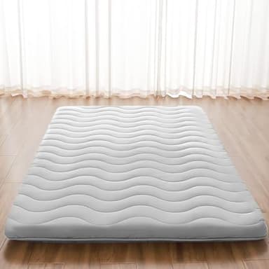 Japanese Futon Floor Mattress, 100% High Density Comfortable Foam, 3.5" Thicken Foldable Mattress Tatami Mat Sleeping Pad, Ideal for Comfort and Support, Kids Floor Lounger Pillow Bed Sofa (Twin） - Image 1