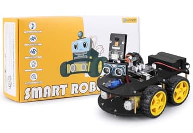 ELEGOO UNO R3 Smart Robot Car Kit V4 for Arduino Robotics for Kids Ages 8-12 12-16 STEM Science Kits Coding Gifts for 8 9 10 11 12 13 14 15 16 Year Old Boys Girls Teens Cool Engineering Building Toys - Image 4