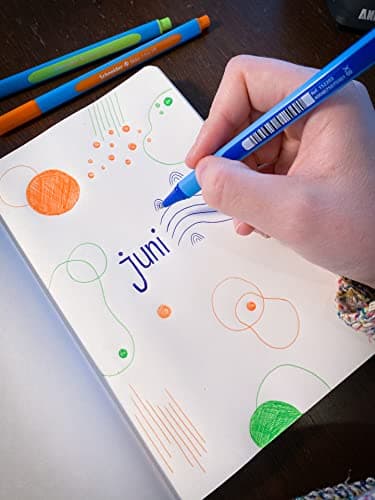 Schneider Slider Edge XB (Extra Broad) Ballpoint Pen, 1.4 mm, Light Blue Barrel, Pink, Box of 10 Pens (152209) - Image 2