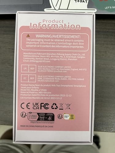 UCIDCI Kids Smart Phone for Girls Ages 3-7 with Dual Camera - Learning Games, Travel Toy with MP3 Music Player for Christmas, Birthday Gifts for 3-7 Year Old Boys - Image 10