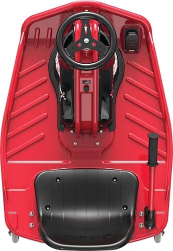 Razor Crazy Cart - 24V Electric Drifting Go Kart - Variable Speed, Up to 12 mph, Drift Bar for Controlled Drifts, One Size, Black/Red - Image 8