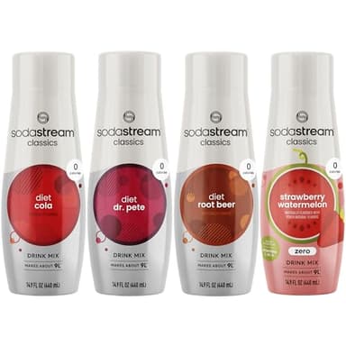 SodaStream Flavoring Diet Variety Pack Usa, 14.9 Fl Oz (Pack of 4) - Image 1