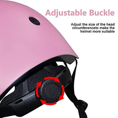 BURSUN Kids Bike Helmet Ventilation & Adjustable Toddler Helmet for Ages 3-5-8 Kids Boys Girls Multi-Sport Helmet for Bicycle Skate Scooter, 6 Colors - Image 3