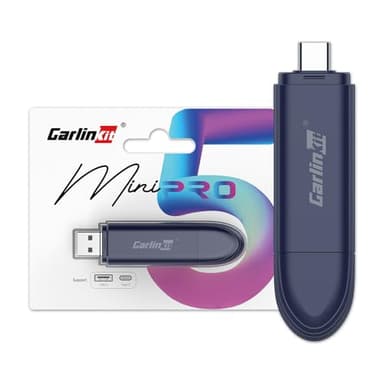 Carlinkit Mini SE Pro Wireless Adapter for OEM Wired CarPlay & OEM Wired Android Auto,Compatible with iOS 10 & Android 10 and Above, Fast Connection, No Latency - Deep Blue - Image 1