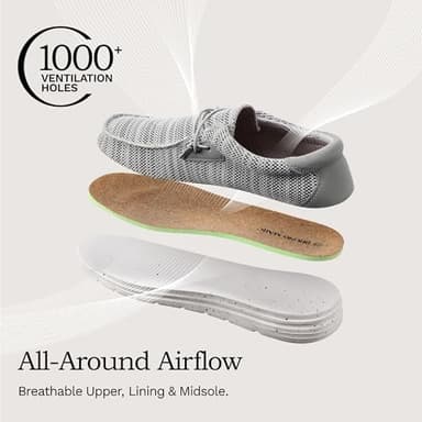 Bruno Marc Mens Slip-on Stretch Loafers Casual Shoes Lightweight Comfortable Boat Shoes, Grey - 15 (Breeze) - Image 8