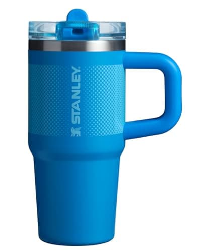 Stanley Quencher ProTour Flip Straw Tumbler with Leakproof Lid 14 oz | Built-In Straw and Handle | Cup Holder Compatible for Travel | Insulated Stainless Steel Cup | BPA-Free | Azure Fade - Image 1