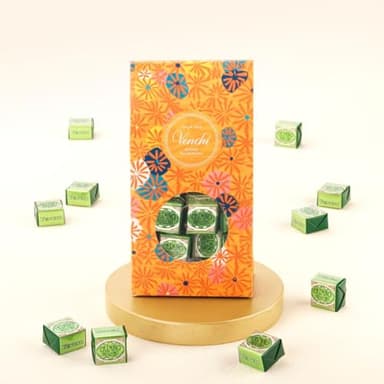 Venchi Cremino Pistachio Chocolate 25-Piece Elegant Gift Box – Velvety Milk Chocolate & Creamy White Chocolate Infused With Lightly Salted Pistachio Paste - Preservative & Gluten-Free - Image 7