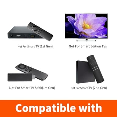 Xiepg L5B83G (3rd GEN) Replacement Voice Remote Control Fit for Amazon Smart TV Stick (2nd Gen, 3rd Gen, Lite, 4K), Fit for Amazon Smart TV Cube (1st Gen & 2nd Gen), and Amazon Smart TV Stick, Black - Image 3