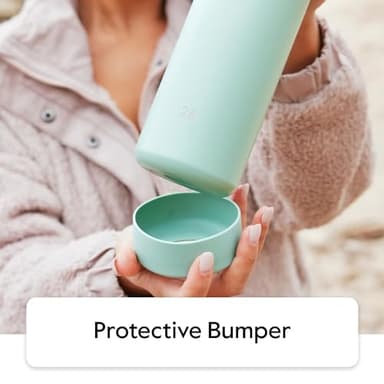 Takeya Actives Water Bottle with Spout Lid - Bottle with Double Stainless Steel Insulation - Dishwasher Safe & BPA-Free - Bottle with Spout Lid & Removable Bumper - 24 oz, Watermelon - Image 6