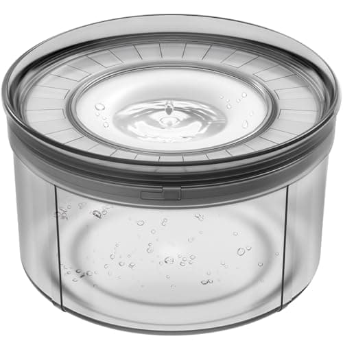 Techphardo 1Gallon No Spill Dog Water Bowl-3.8L Large Capacity, BPA-Free, Anti-Splash & Anti-Digging Design with Non-Slip Base, for Messy Drinkers - Image 1