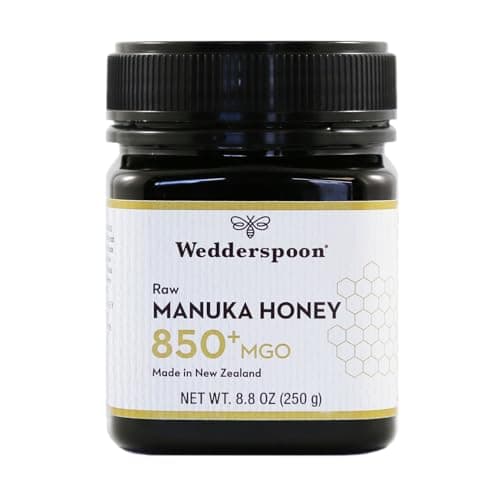 Wedderspoon Raw Premium Manuka Honey, 850+ MGO, 8.8 Oz, Unpasteurized New Zealand Honey, From Our Hives to Your Home - Image 1