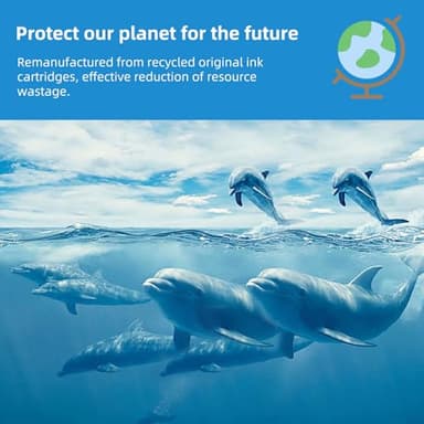 Relcolor Remanufactured 65XL Ink Cartridge Replacement for HP 65 Envy 5000 5055 5052 5014 5010 5070 3755 3700 3772 3752 2622 2652 2655 2600 2640 HP65, Black, 2-Pack - Image 7