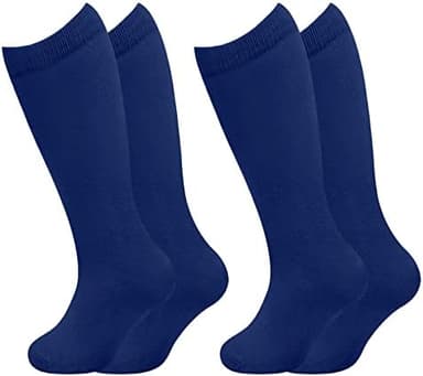 Kids Soccer Socks Toddler Soccer Socks Girls Boys Soccer Socks Kids Tube Socks with Stripes Toddler Knee High Socks - Image 5