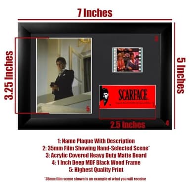 Scarface (Tony Montana - Every Dog Has Its Day) Authentic 35mm FilmCells Special Edition MiniCell Display - Image 6