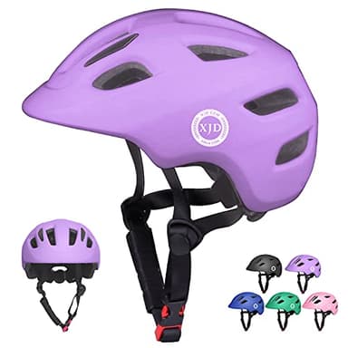 XJD Toddler Helmet Kids Bike Helmet for Infant/Baby Multi-Sport Adjustable Skateboard for Kids Boys Girls Lightweight for Age 1 and Older (Light Purple, X-Small: 18.11"-20.08" / 46-51 cm) - Image 1