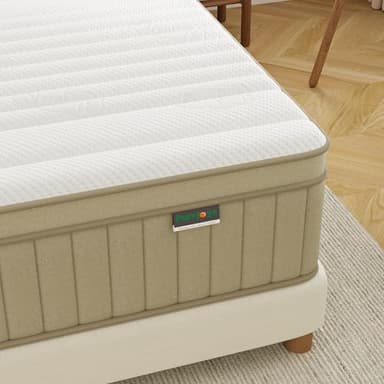 Full Mattress Firm, PurrJoys14 Inch Full Size Mattress in a Box,Hybrid Memory Foam Double Mattresses with Individual Pocket Spring for Motion Isolation & Pressure Relief - Image 5