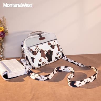 Montana West Bible Covers for Women Men with Leather Bookmark Carrying Book Case Church Bag Outdoor Protective - Image 2