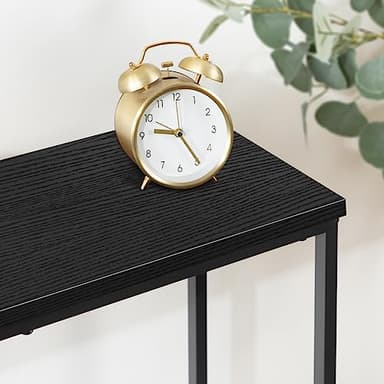 HOOBRO Narrow Console Table, 29.5" Small Entryway Table, Thin Sofa Table, Side Table, Display Table, for Hallway, Bedroom, Living Room, Foyer, Black BK75XG01 - Image 8